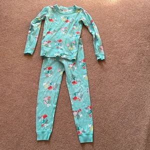 Hanna Andersson Pajamas Set Disney Little Mermaid 6-7 120cm